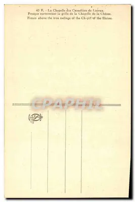 Frescografia da Capela das Carmelitas de Lisieux — Jesus ensinando — editor não visível — Verso