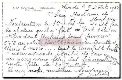 La Rochelle — Hôtel-de-Ville, Cour d'Honneur — Editor: Photo du Nord, n°8 — Reverso