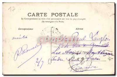 ROYAN - Rochers de Fonceillon — wydawca Charrard Tilers, n°78 — Rewers
