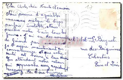 Farol de Saint-Georges-de-Didonne — vista da falésia — Tito — Verso