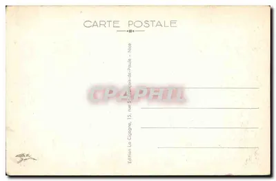 NICE — Der Hafen, das Schloss und die Bucht der Engel — Edition La Cigagno, 15, rue St-François-de-Paule — Rückseite