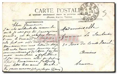 Nizza-Le Port — panoramische uitzicht van de haven en de heuvels — uitgever Géaile, n° 51AERCI — Achterkant