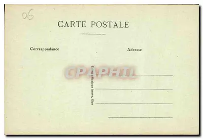 NICE — Widok z zamku — Wydawca Bayonne frères, Nice, n° 22 — Rewers
