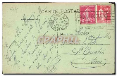 NANCY - Place Thiers — Hôtel Thiers i Hôtel Excelsior — wydawca Imp. Royer, Paryż, nr 100 — Rewers
