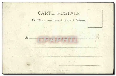 Nancy — Hemiciclo de la Carrière & Palacio del Gobierno — Fototipo A. Bergeret y Cie, n° 402 — Reverso