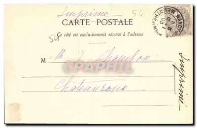 Nancy - Estátua de René II — Maison des Magasins Réunis, editora, Nancy — Verso
