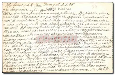 Nancy - Palacio del Gobierno y Plaza Carrière — editor anónimo, número de serie 444 — Reverso