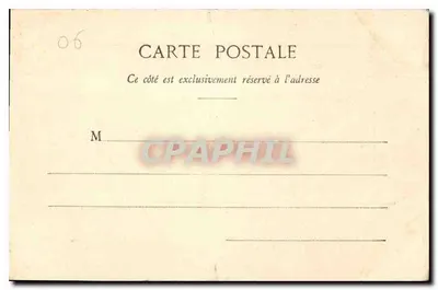 Menton — Zatoka Garavan, hotele — Stara pocztówka n°1533, wydawca nie widoczny — Rewers