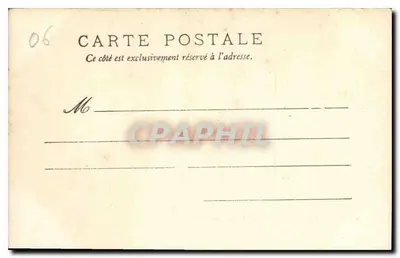 Around MENTON - La Mortolla — Edition Giletta, photo. Nice, no. 1631 — Back