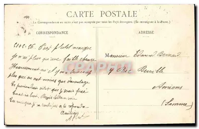 Nancy - Estátua na Place Thiers — Fototipo A. Benenet & Cie, Nancy, n°8 — Verso