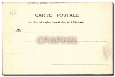 Grasse — O Castelo de Água — P. L. Muillan, edit. Cannes 66 — Verso