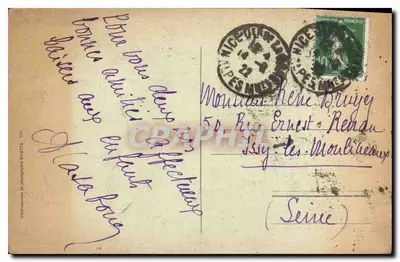 NICE — Ogólny widok — Wejście do portu — Wydawca Alfonso Gilletta, nr 176 — Rewers