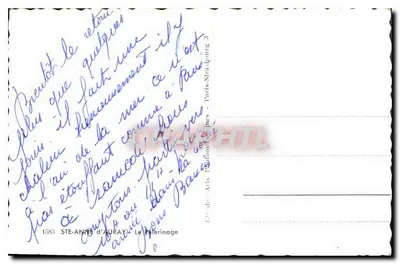 Ste-Anne d'Auray — Pellegrinaggio — Editore degli Arti Fiamminghi — Verso