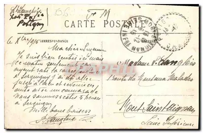 Tomba di Marie-Elisabeth Joly a Falaise — editore Jeanne, n°6 — Verso