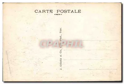CANNES — zachód słońca nad Estérel — J. Gilletta et Cie, Nice — Rewers
