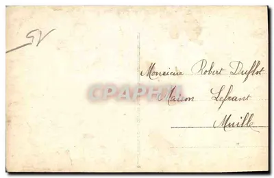 Casal amoroso — cena romântica com torre no fundo — editor Paris 483 — Verso