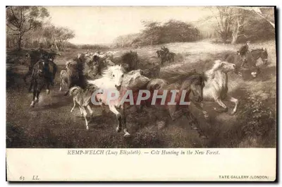 Horse Race in the New Forest — Kemp-Welch (Lucy Elizabeth) — Tate Gallery (London) n°63