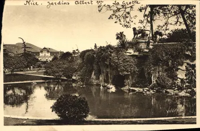 Nice. Ogród Albert I – Jaskinia — Wydawnictwo Sztuki Yvon, nr 89