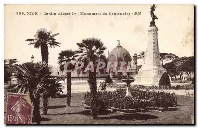 Nice — Jardin Albert 1er — Monument du Centenaire — RM