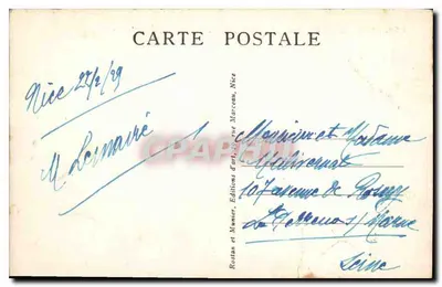 Nice — Jardin Albert 1er — Monument du Centenaire — RM — Rewers