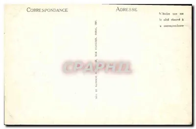 Zamek Maintenon — Eure-et-Loir — "Les Châteaux de France" — Rewers
