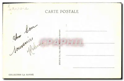 Glaciar de Argentière — Paso del Tour Noir — serie 13614 — Reverso