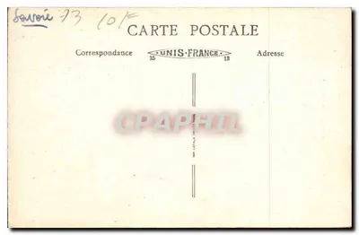 Lago do Bourget — A Savóia — Editor B. F. N. 320 — Verso