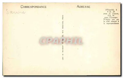 Vista di montagna innevata — editore Ley et Neudien, Parigi — Verso