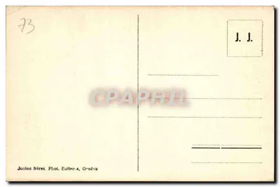 Trélechamp und die Aiguille Verte — Alpenblick — J.J. 6020 — Rückseite