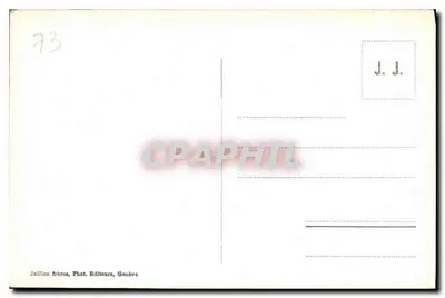 Chamonix — Wioska Praz i Mont-Blanc — J.J. 5991 — Rewers