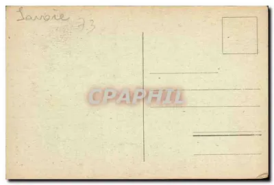 Góry Fier — Wejście — A. Gardes, Annecy, nr 402 — Rewers