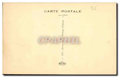 Eguzon — Jezioro widziane przed dotarciem do Chambon — Wydawca ARGRA, Toulouse — Rewers