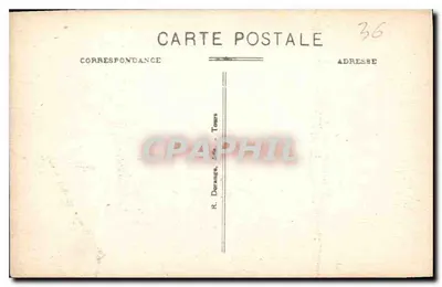 Valençay (Indre) - Zamek - Wejście i wieża - R.D. — Rewers