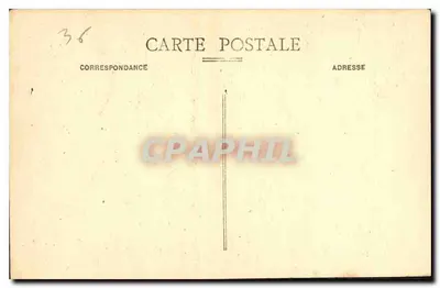 Castelo do Parc — Châteaureux (Indre) — Coll. G.G. — Verso