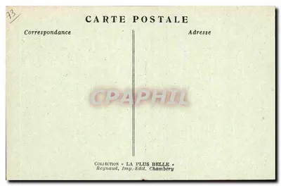 Aix-les-Bains — Arc Rzymski wybudowany w III wieku przez Luciusa Pompeliusa Campanusa — Kolekcja 'La Plus Belle' — Rewers