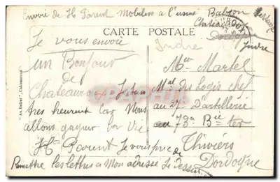 Châteauroux (Indre) — Dzielnica Centrum — wydawca 'Au Belier' — Rewers
