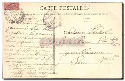 Chantilly — Het Kasteel — So tribunal Lyon, n° 403 — Achterkant