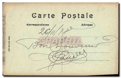 Chantilly — The Castle — The Island of Love — L.L. — n°138 — Back