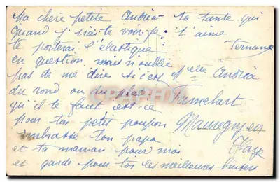 Kleine meisje in zeevaarderskleding met een bos margrieten — anoniem uitgever, serie nummer 4434 — Achterkant