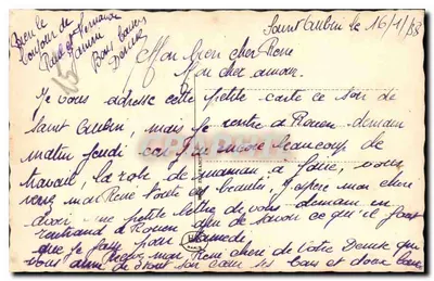 Amor — casal em traje da época — editor desconhecido, n° 157 — Verso
