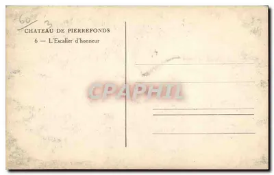 Zamek Pierrefonds — Schody honorowe — Rewers