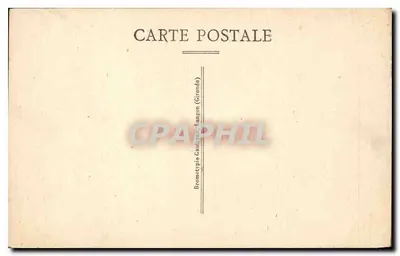 Beeld van Onze Lieve Vrouwe van VERDEL AIS — serie 110 — Bromotypia Gauzeau, Langon (Gironde) — Achterkant