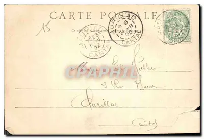 Mauriac - Portal da Igreja Nossa Senhora dos Milagres — Le Cantal — Verso