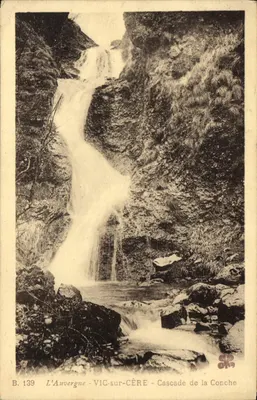A Auvergne - VIC-SUR-CÈRE - Cachoeira da Conche — Edição Pierre Malraux, n° B.139