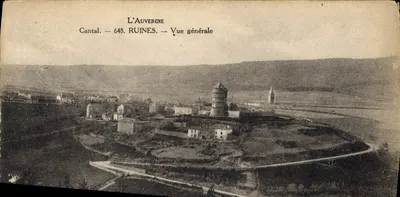 Auvergne — Ruinas — Vista general — Editor L'Auvergne, n.º 648