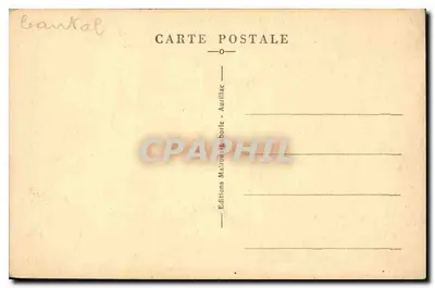 Le Cantal Pittoresque — Widok na wieś La Vallée w Le Lioran — Wydawnictwo Maïrou-Aurillac, nr 416 — Rewers