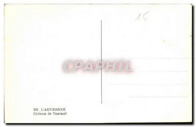 Castelo de Tournœl — Auvergne — G.d.O. — Verso