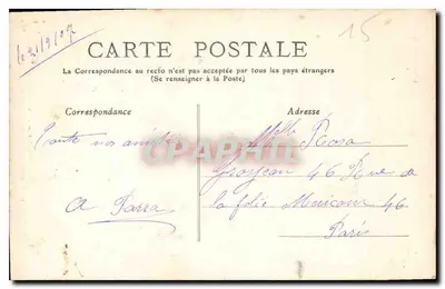 Porta de Entrada do Castelo de Messillac — Cantal 445 — Editora não identificada — Verso