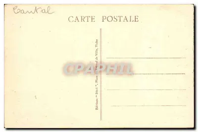Viadukt w GARABIT nad Truyère — L'Auvergne Pittoresque — Wydawca Idéal, n° 7133 — Rewers