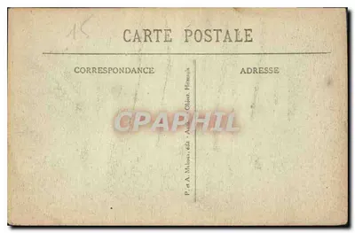 Castelo de Le Sailhans — Arredores de St-Flour — Cantal — A Auvergne Pittoresca — Verso